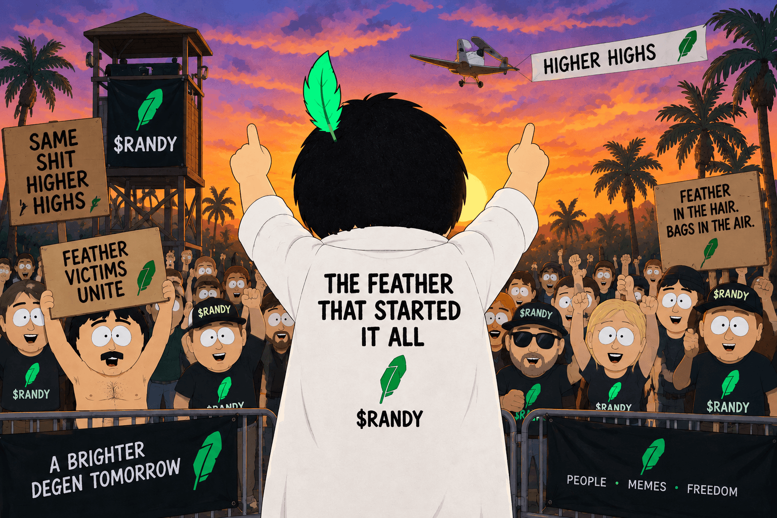 THE FEATHER THAT STARTED IT ALL